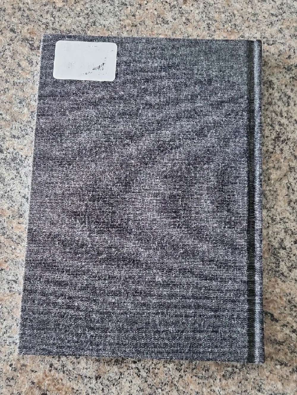 Full of Ideas Gray Linen Journal – Gold Script Hardcover Notebook Calendar